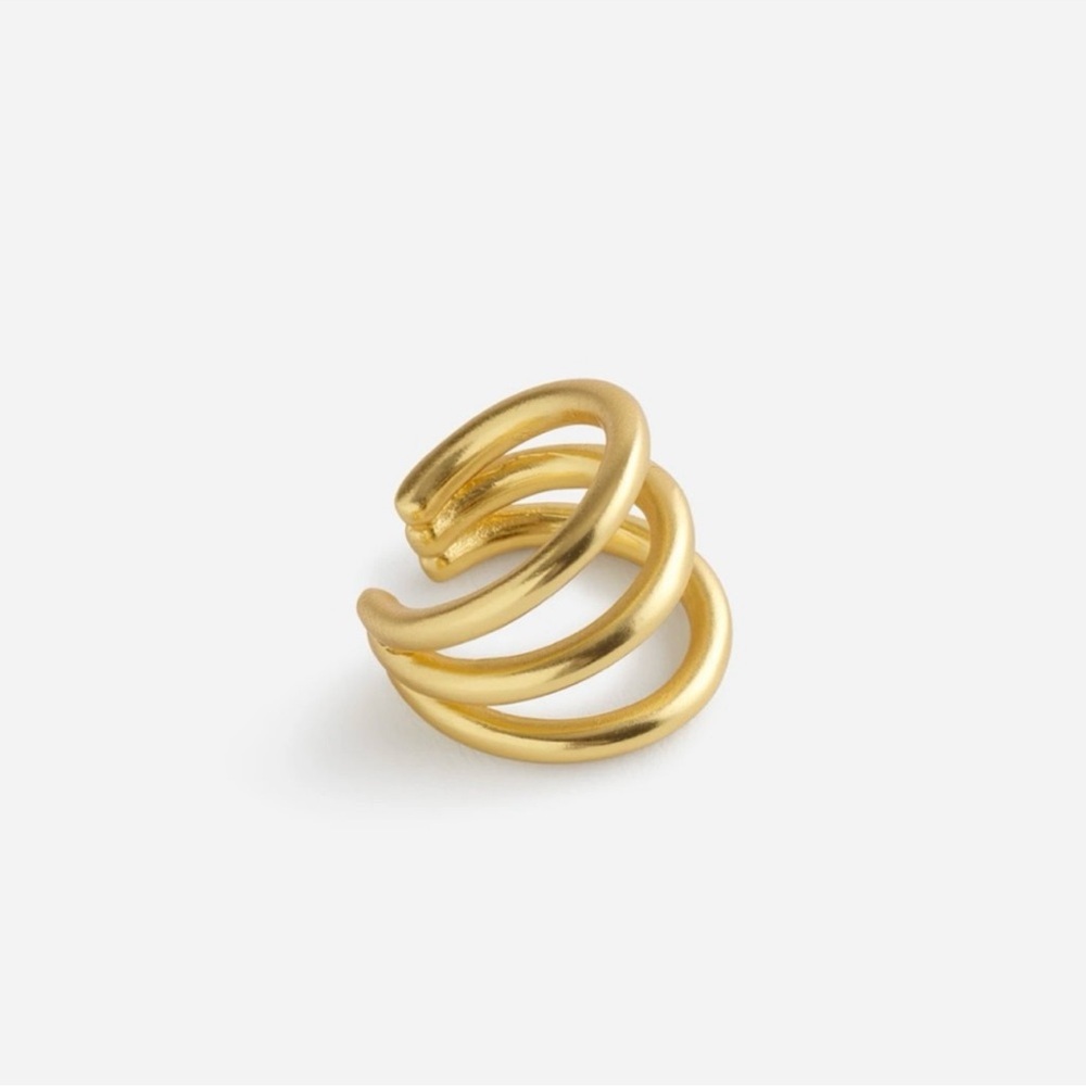 Madewell triple ring ear cuff f